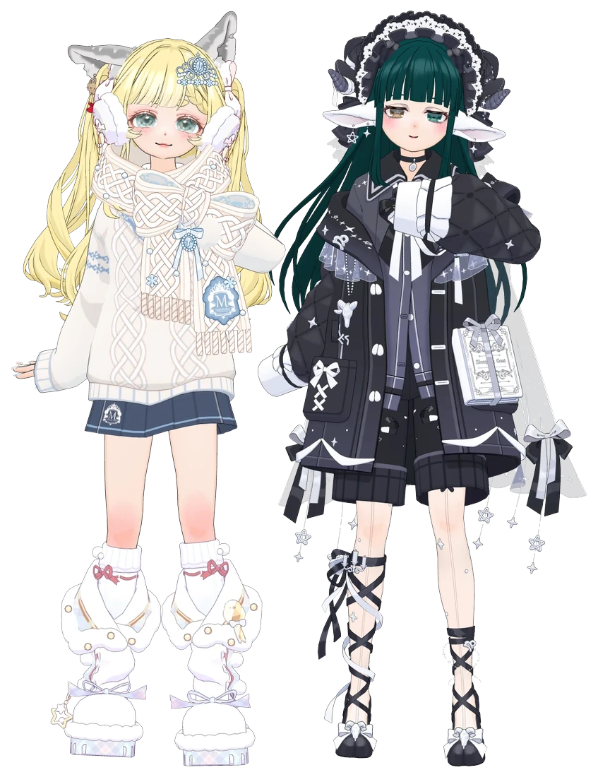 所属ライバーの立ち絵
